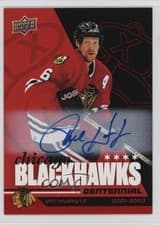 2025-26 Upper Deck Chicago Blackhawks Centennial Red Hot Autos Phil Housley #51 card