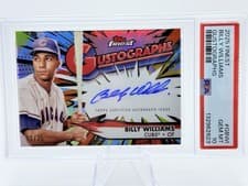 2025 Finest Gustographs Autograph Billy Williams #G-BWI card
