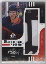2024-25 SP Game Used 2024 Stadium Series Banner Year Relics Brock Nelson #BYSS-BN card