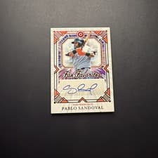 2025 Panini Boys of Summer Fan Favorite Signatures Pablo Sandoval #11 card