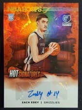 2024-25 Hoops Hot Signatures Rookies Zach Edey #HSR-EDY card