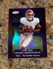 2026 SAGE Football Peak Performance Nic Anderson #PK-NA card