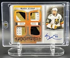 2024-25 Upper Deck The Cup Foundations Quad Jersey Mark Stone #F-MS card