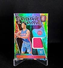 2024-25 Panini Totally Certified Fabric of the Game Rookies Ron Holland II #FGR-RNH card