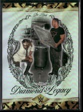 The Rock 2026 Topps Chrome WWE The Rock Diamond Legacy card