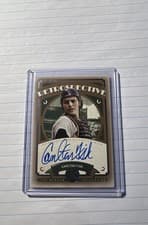 2025 Topps Museum Collection Retrospective Signatures Carlton Fisk #RS-CF card