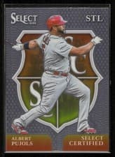 2025 Panini Select Select Certified Albert Pujols #15 card