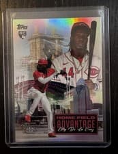 Elly De La Cruz 2024 Topps Chrome Update Home Field Advantage card