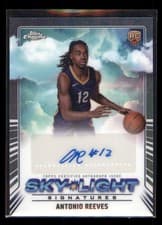 2024-25 Topps Chrome Sky-Light Signatures Antonio Reeves #SLS-ARE card