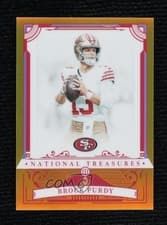 2025 Panini National Treasures Premium Brock Purdy #87 card