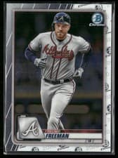 Freddie Freeman 2020 Bowman Chrome card