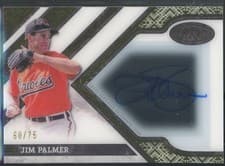 2025 Topps Tier One Clearly Perfect Autographs Jim Palmer #CPA-JP card