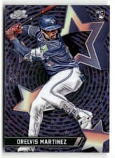 2025 Topps Cosmic Chrome StarFractor Orelvis Martinez #SF-87 card