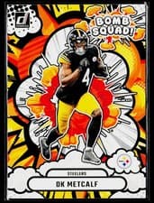 2025 Donruss Bomb Squad DK Metcalf #BS-DMT card