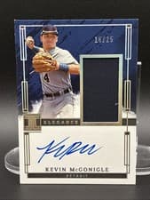 Kevin McGonigle 2024 Panini Impeccable Elegance Prospect Jersey Autographs card
