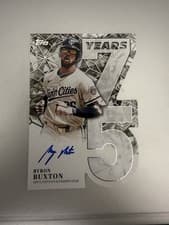 2026 Topps 75 Years of Topps Die-Cut Autographs Byron Buxton #75YA-BB card
