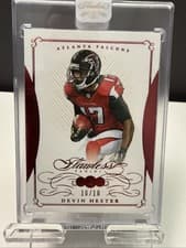 2024 Panini Flawless Hall of Fame Autographs Devin Hester #10 card
