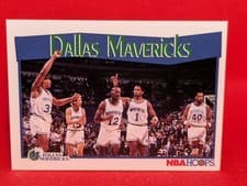 Dallas Mavericks 1991-92 Hoops Base Set card