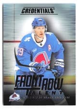 2025-26 Upper Deck Credentials Front Row Talent Nathan MacKinnon #FRT-4 card