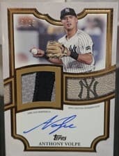 2026 Topps Topps Flagship Autograph Patch Anthony Volpe #TFAP2-AV card