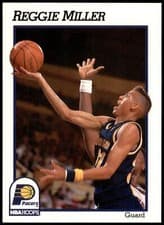 Reggie Miller 1991-92 Hoops Base Set card