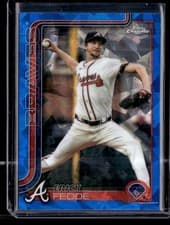 2025 Topps Chrome Update Sapphire Base Set Erick Fedde #USC89 card
