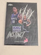 2025-26 Topps Chrome Instinct DeMar DeRozan #INS-8 card