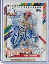 2025 Topps Pro Debut Drafted JJ Wetherholt #DF-8 card