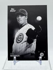 2025 Topps Black & White Base Set Greg Maddux #29 card