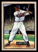 2025 Topps Shoebox Treasures 1951 Bowman SP Larry Doby #B51-6 card