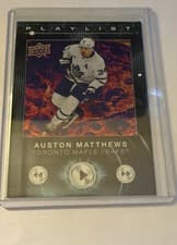 2024-25 Upper Deck Playlist Auston Matthews #PL-10 card