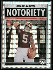 2025 Panini Mosaic Notoriety Dillon Gabriel #19 card