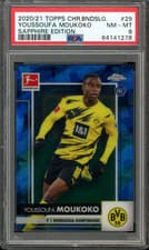 Youssoufa Moukoko 2020 Topps Chrome Bundesliga card
