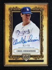 2025 Topps Gilded Collection Topps Gallery of Gold Autographs Orel Hershiser #GOG-OH card