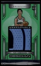 2024-25 Panini Obsidian Unbreakable Memorabilia Yuki Kawamura #UM-YKM card