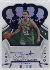Tremont Waters 2019 Panini Crown Royale Rookie Autographs card