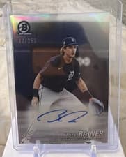 2025 Bowman Draft Achromatic Autographs Bryce Rainer #AA-BR card