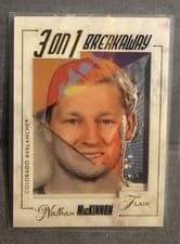 2025-26 Flair 3-on-1 Breakaway Nathan MacKinnon #BW-2 card