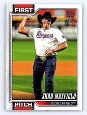 2026 Topps First Pitch Shad Mayfield #FP-1 card