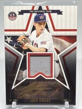 2025 Panini Stars & Stripes USA Materials Josh Owens #USA-JO card