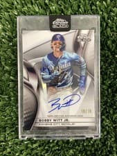 2025 Topps Chrome Black Autographs Bobby Witt Jr. #CBA-BW