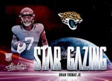 Brian Thomas Jr. 2024 Panini Absolute Star Gazing card