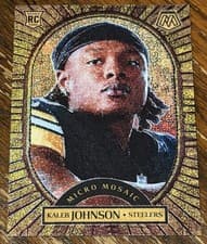 2025 Panini Mosaic Micro Mosaic Kaleb Johnson #4 card
