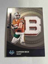 2025 Bowman University Chrome Lettered Up! Carson Beck #LU-1 card
