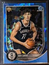 Ben Saraf 2025-26 Bowman Sapphire Chrome Sapphire card