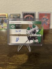 2024-25 Upper Deck Ultimate Collection Ultimate Personal Touch Signatures - NHL Hero Logan Stankoven #PTS-LS card