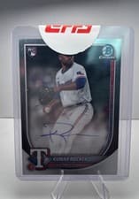 2025 Bowman Chrome Rookie Autographs Kumar Rocker #CRA-KR card