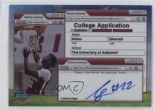 2024-25 Bowman University Chrome College Application Autographs Aiden Sherrell #CAA-AS card