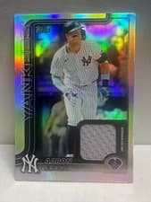 Aaron Judge 2025 Topps Real One Relics card