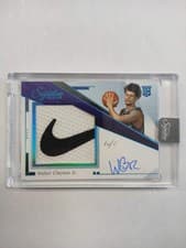 2025-26 Panini Signature Series Rookie Patch Autographs Walter Clayton Jr. #1 card